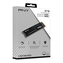 PNY CS2130 - 2 To - M.2 NVMe PCIe Gen3 x4 pas cher