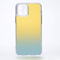 WE Coque de protection EFFET IRISE APPLE IPHONE 12: Dos transparent – rigide - anti-chocs – apparence du téléphone conservé