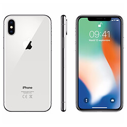 Apple iPhone X - 64 Go - MQAD2ZD/A - Argent · Reconditionné iPhone X - 5,8'' Super Retina HD - 4G+ - 64 Go - iOS 12 - Puce A11 - Face ID
