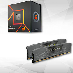 AMD Pack Ryzen™ 9 7900 + Corsair VENGEANCE DDR5 5600 32GB (2x16GB)