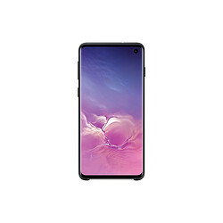 Samsung Coque Silicone Galaxy S10 - Noir pas cher