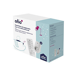 Otio Lot de 3 prises connectées avec télécommande 16 canaux  Ce pack 3 prises + 1 télécommande vous permet de commander à distance vos appareils électriques branchés