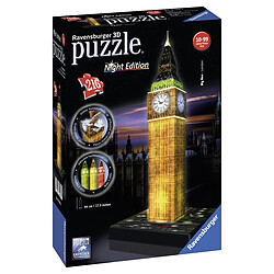 Ravensburger NIGHT EDITION - Puzzle 3D Big Ben - 216 pièces - 12588