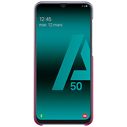 Avis Coque rigide rose et transparente Evolution Samsung pour Galaxy A50 A505