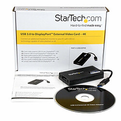 StarTech.com Adaptateur vidéo multi-écrans USB 3.0 vers HDMI - Carte graphique externe certifié DisplayLink - Ultra HD 4k pas cher