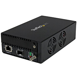 StarTech.com Convertisseur de média fibre optique 10 Gigabit Ethernet avec SFP+ ouvert - Géré StarTech.com Convertisseur de média fibre optique 10 Gigabit Ethernet avec SFP+ ouvert - Géré