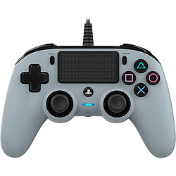 Nacon Manette filaire Officielle PS4 Compact GRISE