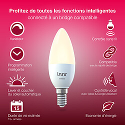 Avis Innr Ampoule connectée E14 - ZigBee 3.0 - Blanc chaud