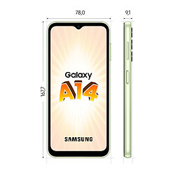 Acheter Samsung Galaxy A14 - 4G - 4/64 Go - Lime