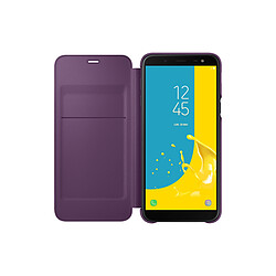 Avis Samsung Flip Wallet Galaxy J6 - Violet