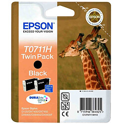 EPSON - (Blister) DOUBLE PACK NOIRE T0711H