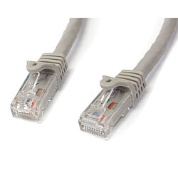 StarTech.com Câble réseau Cat6 Gigabit UTP sans crochet de 10m - M/M - Gris StarTech.com Câble réseau Cat6 Gigabit UTP sans crochet de 10m - Cordon Ethernet RJ45 anti-accroc - M/M - Gris