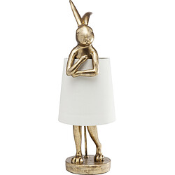 Kare Design Lampe à Poser Lapin Doré CALEN 