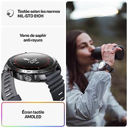 Montre Connectée Mixte POLAR 900110287 Grit X2 Pro - Bracelet en silicone S-L Gris pas cher