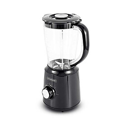 Kitchencook Blender 500W Noir B5TURBO Blender 500W – EK1Tension : 220-240 V 50/60 Hz Puissance : 500 WCapacité : 1,5 LCorps en plastique avec blender plastique EK1Lames en acier inoxydableAvec serrure de sécuritéLame accessible pour un nettoyage facileVariateur 2 vitesses avec fonctio