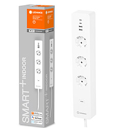 Ledvance SMART+ WIFI 3 WAY PLUG Multiprise connectée SMART+ MULTI POWER SOCKET EU - Multiprise EU connectée WiFi avec 3 prises et ports USB