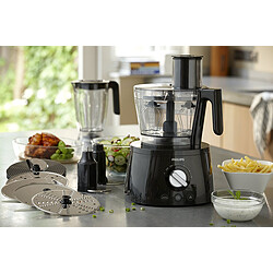 Robot de cuisine compact 2 en 1 bol HR7776-90 pas cher