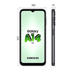 Samsung Galaxy A14 - 5G - 4/64 Go - Graphite pas cher