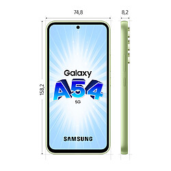 Samsung Galaxy A54 - 5G - 8/128 Go - Lime pas cher