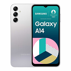 Samsung Galaxy A14 - 4G - 4/64 Go - Argenté