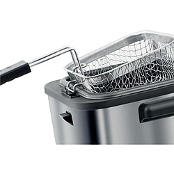 KITCHENCOOK - FR1010_SIL - Friteuse - 900W - 1,5L - Gris pas cher