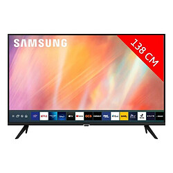 Samsung TV LED 4K UHD 55" 140cm - 55AU7025  Écran 55" 4K UHD - Dalle Led 50Hz - Smart TV avec Tizen - WiFi - Bluetooth - HDR 10+ - Model EU