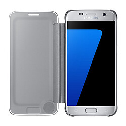 Avis Samsung Clear View Cover pour Galaxy S7 - Argent