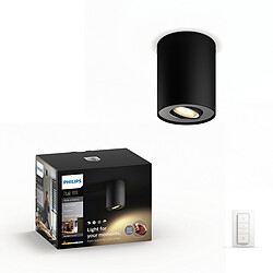 Philips Hue White Ambiance PILLAR Spot 1x5.5W - Noir (télécommande incluse)