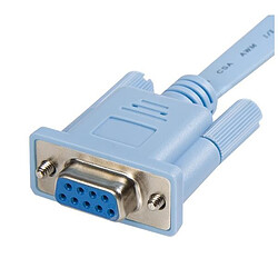 StarTech.com Câble console RJ45 vers DB9 de 1,8 m pour routeur Cisco - M/F