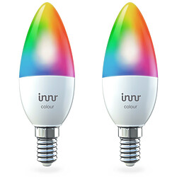 Innr Ampoule connectée E14 - ZigBee 3.0 - RGB - Pack de 2 ampoules