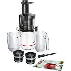 Bosch Extracteur de jus VitaExtract MESM500W Extracteur de jus - 100 cl - 150 W - 55 trs/min - 1 vitesse - Blanc/Noir