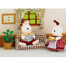 Sylvanian Families Papa Lapin Chocolat et son salon - 5013