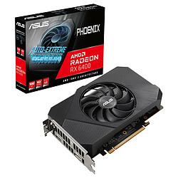 ASUS Radeon RX 6400 Phoenix 4G 4 Go GDDR6 - HDMI/DisplayPort - PCI Express 4.0 16x