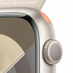 Avis Apple Watch Series 9 GPS 45 mm Boîtier en aluminium Stellaire avec boucle Sport Stellaire