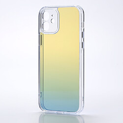 WE Coque de protection EFFET IRISE APPLE IPHONE 12: Dos transparent – rigide - anti-chocs – apparence du téléphone conservé