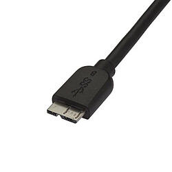 Avis StarTech.com Câble Micro USB 3.0 slim de 3m - Cordon USB A vers Micro B - M/M - Noir