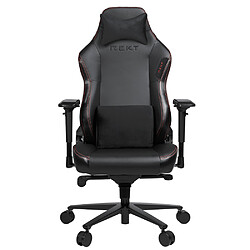 REKT Legend-R - Inclinable Chaise gamer inclinable à 180°- Simili cuir haute qualité - Accoudoirs 4D - Jusqu'à 150 kg - Noir et rouge