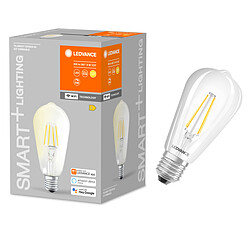 Ledvance Ampoule connectée Smart+ WIFI Edison Fil clair 60W E27 - Puissance variable