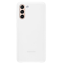 Coque avec affichage LED Blanc pour Samsung G S21+ 5G