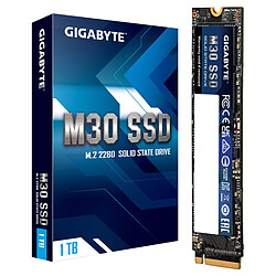 Gigabyte M30 SSD 1TB 1 To - M.2 2280 - Lecture séquentielle : Jusqu’à 3500 Mo/s - Ecriture séquentielle : Jusqu’à 3000 Mo/s