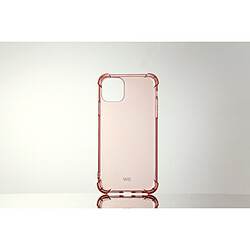 WE Coque Compatible avec [IPHONE 11 PRO MAX] - Housse Fine avec Technologie Absorption des Chocs & Finition Premium TPU Silicone [Shock Absorbtion] - Rose Transparent