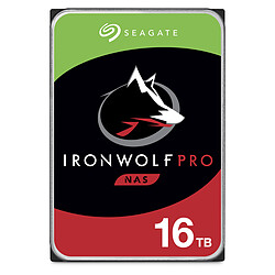 Seagate Technology Ironwolf 16 To - 3.5'' SATA III 6 Go/s - Cache 256 Mo