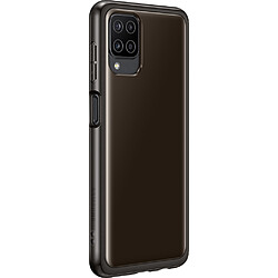 Samsung Coque Transparente Noir pour Galaxy A12