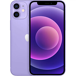 Apple iPhone 12 Mini - 128 Go - Violet - sans écouteurs