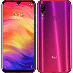 Xiaomi Redmi Note 7 - 4 / 64 Go - Rouge Nebuleuse - Reconditionné