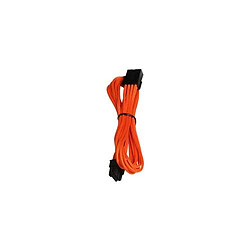 BitFenix Câble rallonge Alchemy 8-Pin EPS12V - 45 cm - gaines Orange/Noir