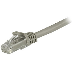 StarTech.com Câble réseau Cat6 Gigabit UTP sans crochet de 3m - Cordon Ethernet RJ45 anti-accroc - M/M - Gris