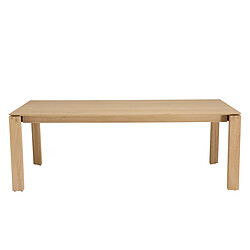 MACABANE Table à manger MAXENCE  220/300 pieds bois