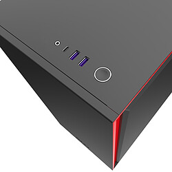 NZXT Boitier PC H710I Noir et Rouge - Control Pannel pas cher