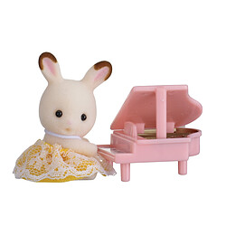 Sylvanian Families Valisette avec bébé Lapin et piano - 5202 Valisette avec bébé Lapin et piano - Sylvanian Families